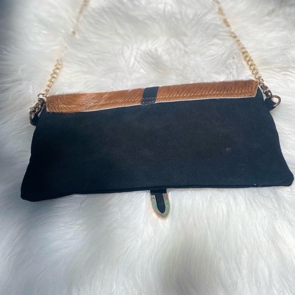 Vintage Cowhide Suede Handbag - Picture 5 of 8